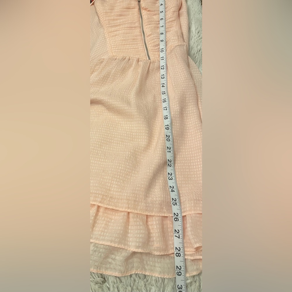 💖💖NicePeach color Strapless Dress - Picture 9 of 13